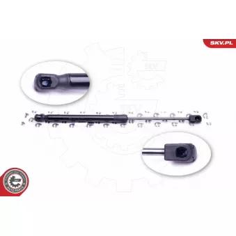 Vérin de hayon, de coffre ESEN SKV 52SKV337 pour CHEVROLET KALOS 1.2 LPG - 72cv