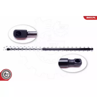 Vérin de hayon, de coffre ESEN SKV 52SKV365 pour VOLKSWAGEN PASSAT 1.3 JTD 16V Multijet - 84cv