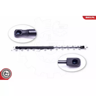 Vérin de hayon, de coffre ESEN SKV 52SKV498 pour AUDI 80 1.2 TSI - 86cv