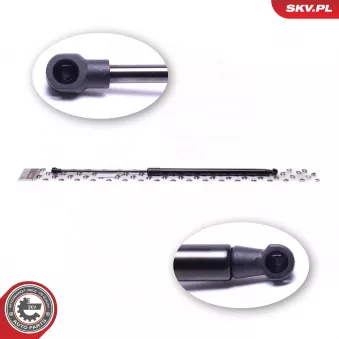 Vérin de hayon, de coffre ESEN SKV 52SKV766 pour FORD FIESTA 1.1 Ti-VCT - 86cv