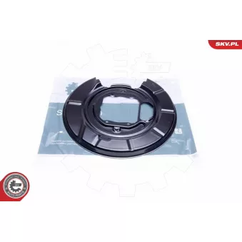 Déflecteur, disque de frein arrière gauche ESEN SKV OEM 34211162773