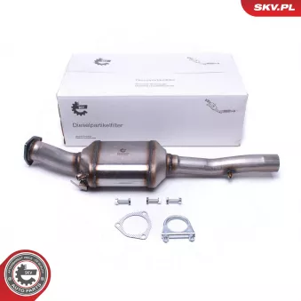 Filtre à particules / à suie, échappement ESEN SKV 62SKV509