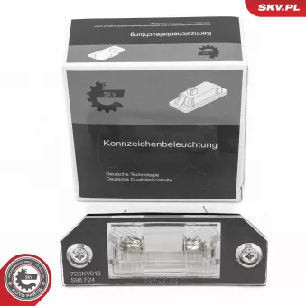 Feu éclaireur de plaque ESEN SKV 72SKV013 pour FORD FOCUS 1.6 TDCi - 100cv