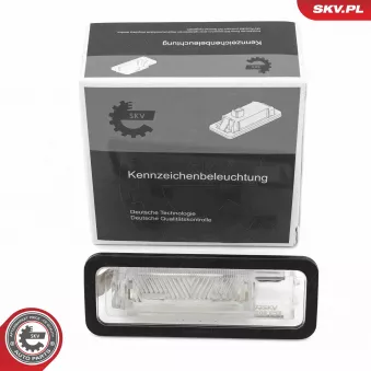 Feu éclaireur de plaque ESEN SKV 72SKV023 pour SMART FORTWO electric drive Brabus - 82cv