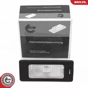 Feu éclaireur de plaque ESEN SKV 72SKV042 pour VOLKSWAGEN KARMANN GHIA 2.0 TDI 4motion - 184cv