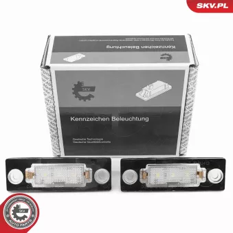 Feu éclaireur de plaque ESEN SKV 72SKV534 pour VOLKSWAGEN TRANSPORTER - COMBI 3.2 V6 - 235cv