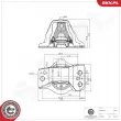 ESEN SKV 75SKV111 - Support moteur