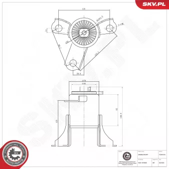 ESEN SKV 75SKV316 - Support moteur avant droit