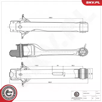 Support moteur ESEN SKV OEM 4519492