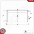 ESEN SKV 86SKV219 - Condenseur, climatisation