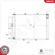 Condenseur, climatisation ESEN SKV [86SKV417]