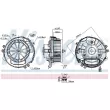 Pulseur d'air habitacle NISSENS [87588]