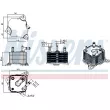 NISSENS 91597 - Radiateur d'huile de boîte automatique