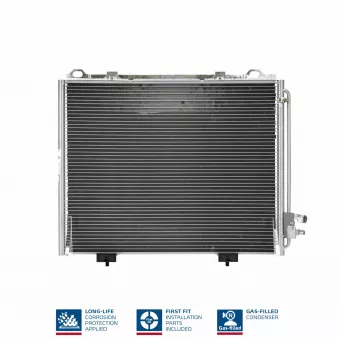 Condenseur, climatisation NISSENS 94285 pour MERCEDES-BENZ CLASSE E E 220 D - 75cv
