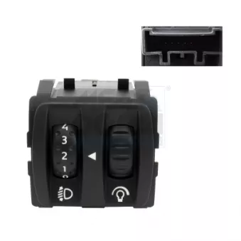 Régulateur, réglage de la portée des phares MEAT & DORIA 206357 pour RENAULT SCENIC 1.6 16V Bifuel - 110cv