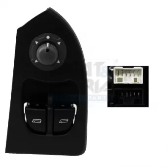 Interrupteur, lève-vitre avant gauche MEAT & DORIA OEM 735315619