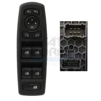 Interrupteur, lève-vitre avant gauche MEAT & DORIA 26799 pour RENAULT FLUENCE 1.6 16V - 110cv