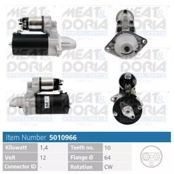 Démarreur MEAT & DORIA OEM 55570445