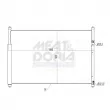 MEAT & DORIA 991086 - Condenseur, climatisation