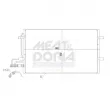 MEAT & DORIA 991103 - Condenseur, climatisation