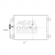 MEAT & DORIA 991149 - Condenseur, climatisation