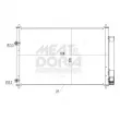 MEAT & DORIA 991166 - Condenseur, climatisation