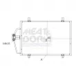 Condenseur, climatisation MEAT & DORIA [991219]