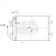 Condenseur, climatisation MEAT & DORIA [991232]