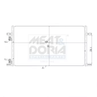 MEAT & DORIA 991244 - Condenseur, climatisation