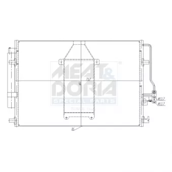 MEAT & DORIA 991296 - Condenseur, climatisation