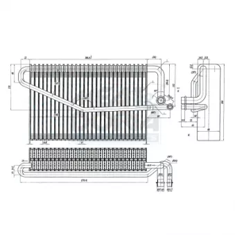 Évaporateur climatisation MEAT & DORIA 997020