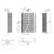 MEAT & DORIA 997044 - Évaporateur climatisation