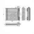 Évaporateur climatisation MEAT & DORIA [997055]