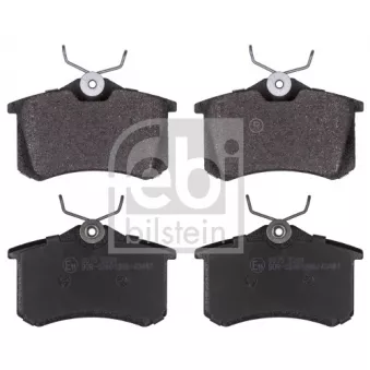Jeu de 4 plaquettes de frein arrière FEBI BILSTEIN 16488 pour KIA RIO 1,6 HDi - 109cv
