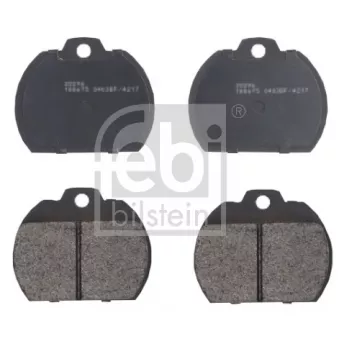 Jeu de 4 plaquettes de frein avant FEBI BILSTEIN 188675