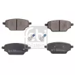 Jeu de 4 plaquettes de frein arrière FEBI BILSTEIN [193457]