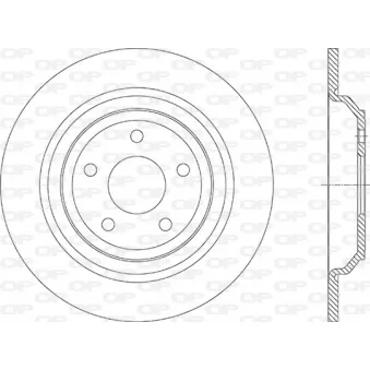 OPEN PARTS BDA2973.10 - Jeu de 2 disques de frein avant