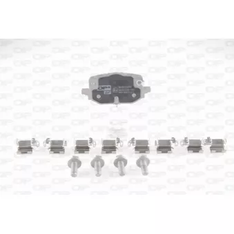 Jeu de 4 plaquettes de frein avant OPEN PARTS OEM D40606RA0B