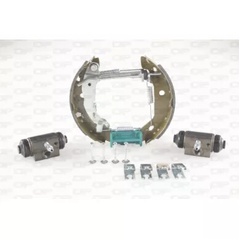Jeu de mâchoires de frein OPEN PARTS BSK2161.01 pour MERCEDES-BENZ CLASSE A A 160 - 102cv