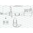 OPEN PARTS SAB8716.31 - Amortisseur avant droit