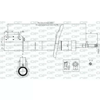 Jeu de 2 amortisseurs arrière OPEN PARTS SAB8746.31 pour DACIA DOKKER 1.5 dCi - 90cv
