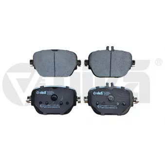 Jeu de 4 plaquettes de frein avant VIKA [61102001]