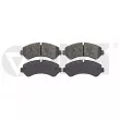 Jeu de 4 plaquettes de frein avant VIKA [61104101]