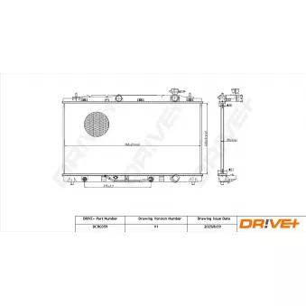 Radiateur, refroidissement du moteur Dr!ve+ [DCR0359]