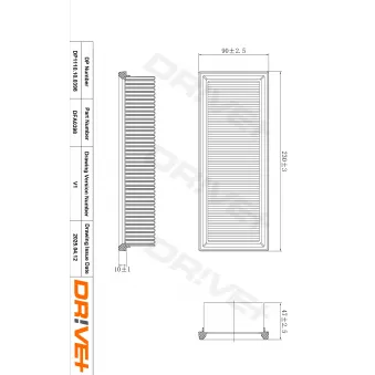 Filtre à air Dr!ve+ OEM 1444P8