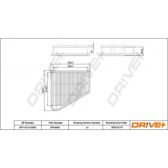 Filtre à air Dr!ve+ DP1110.10.0452