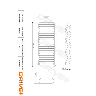 Filtre à air Dr!ve+ DP1110.10.0577