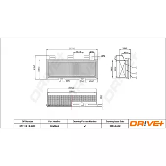 Filtre à air Dr!ve+ OEM 7701044101