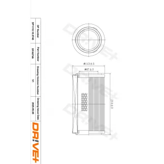 Filtre à air Dr!ve+ DP1110.10.0746