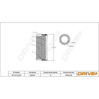Filtre à air Dr!ve+ OEM PW11P00004S002